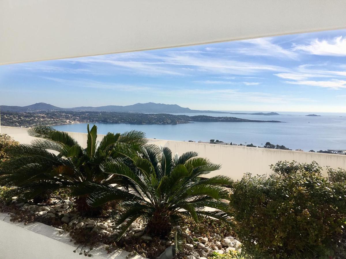 Design Apartment - Pool, Large Terrace And Panoramic Views Of Mediterranean Bandol Buitenkant foto
