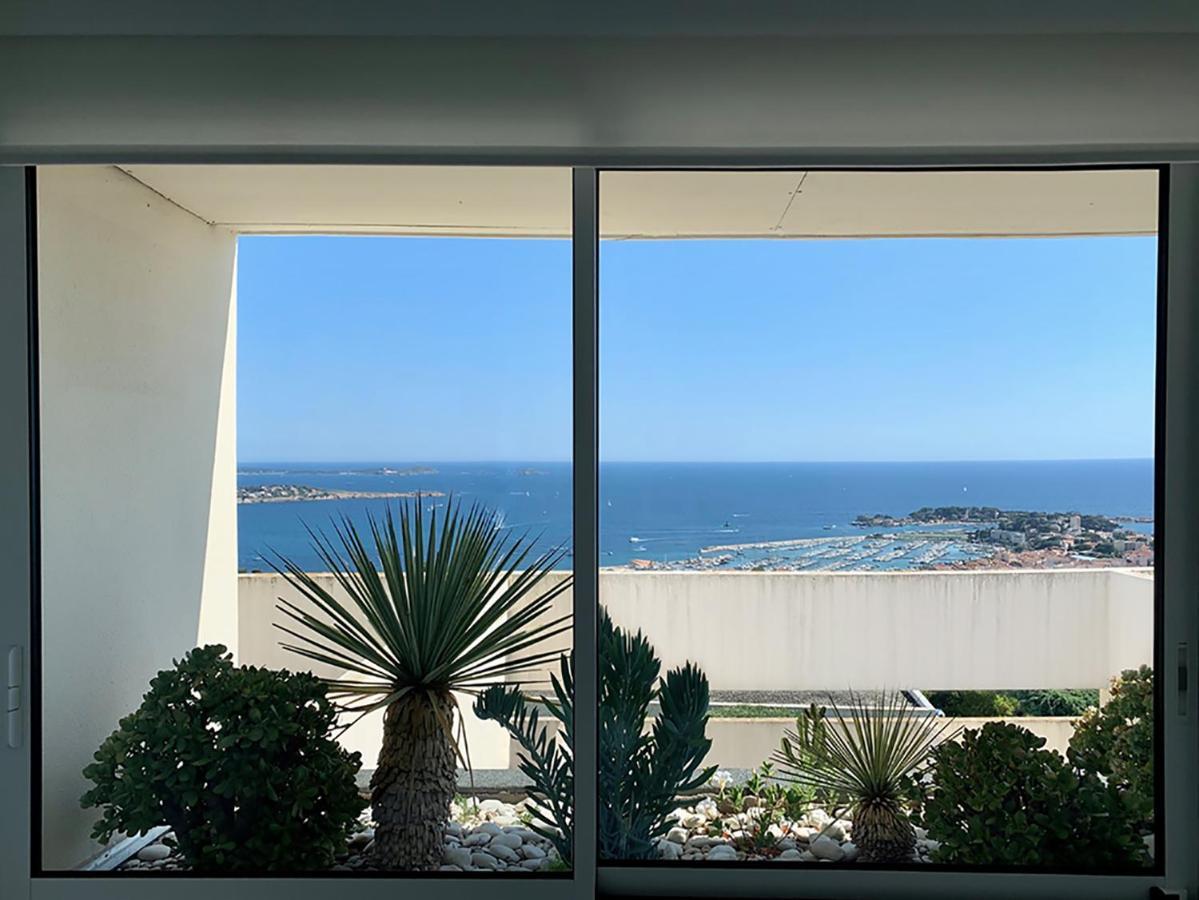 Design Apartment - Pool, Large Terrace And Panoramic Views Of Mediterranean Bandol Buitenkant foto