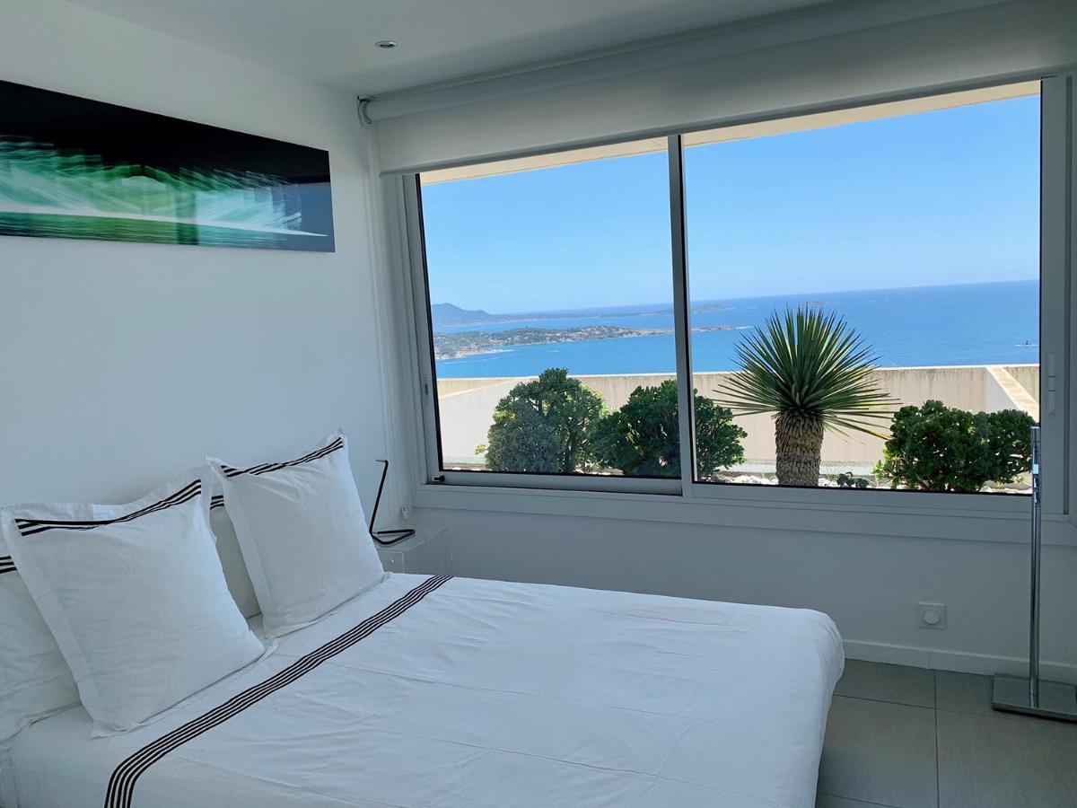 Design Apartment - Pool, Large Terrace And Panoramic Views Of Mediterranean Bandol Buitenkant foto